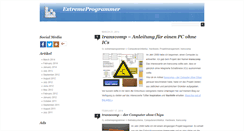 Desktop Screenshot of extremeprogrammer.de