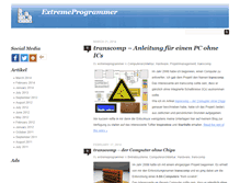 Tablet Screenshot of extremeprogrammer.de